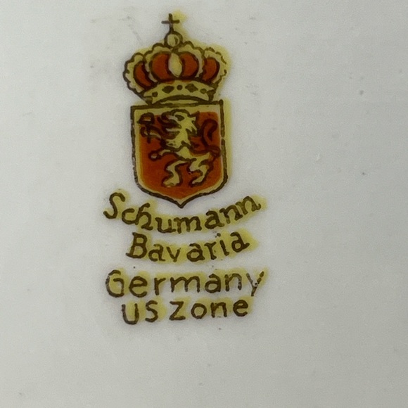 Vintage SCHUMANN BAVARIA Germany Square Bouquet Porcelain Decorative Dish - Picture 4 of 6